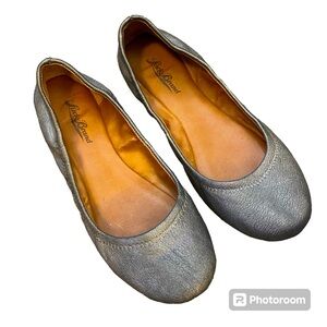 Lucky Brand Silver Metallic Flats size 7.5